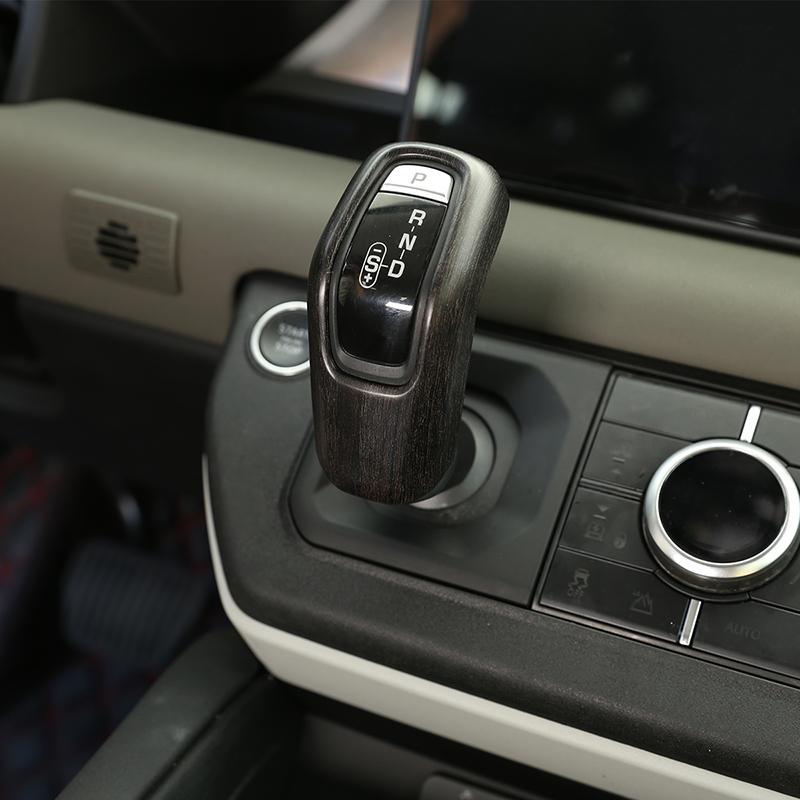 Для Land Rover Defender 90 110 130-2023 ABS матовый черный автомобильный чехол для переключения передач, накладка, наклейка для салона автомобиля