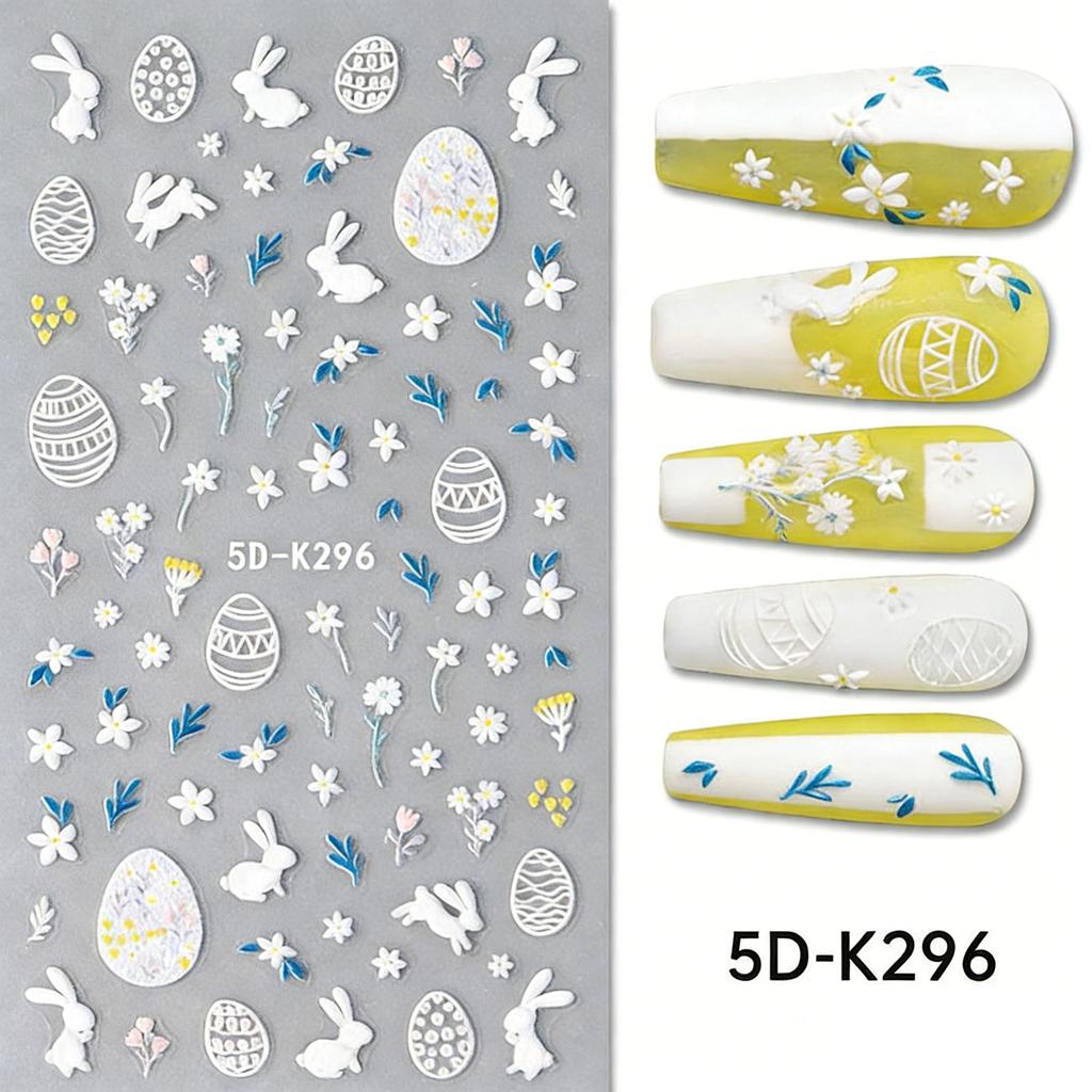 Nail Stickers Featuring Seven-spotted Ladybugs, Bees, Three-dimensional Relief Of Beaches And Sea Shells, And Nail Stickers Of Sea Snails.