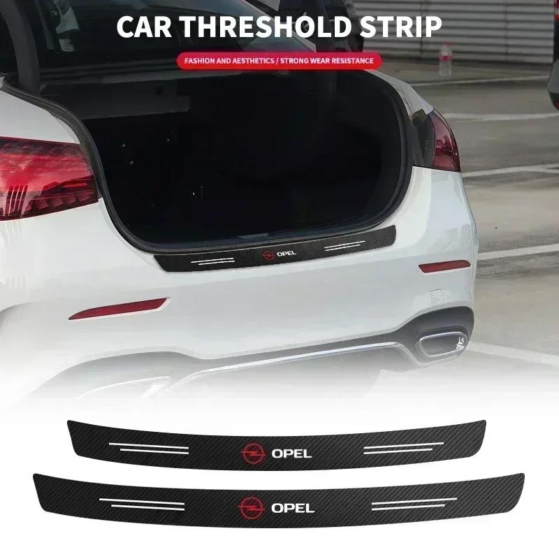 Car Trunk Door Sill Bumper Anti Scratch Protector Sticker For Opel insignia Astra H G J Antara vectra Vivaro corsa c d zafira b QS7