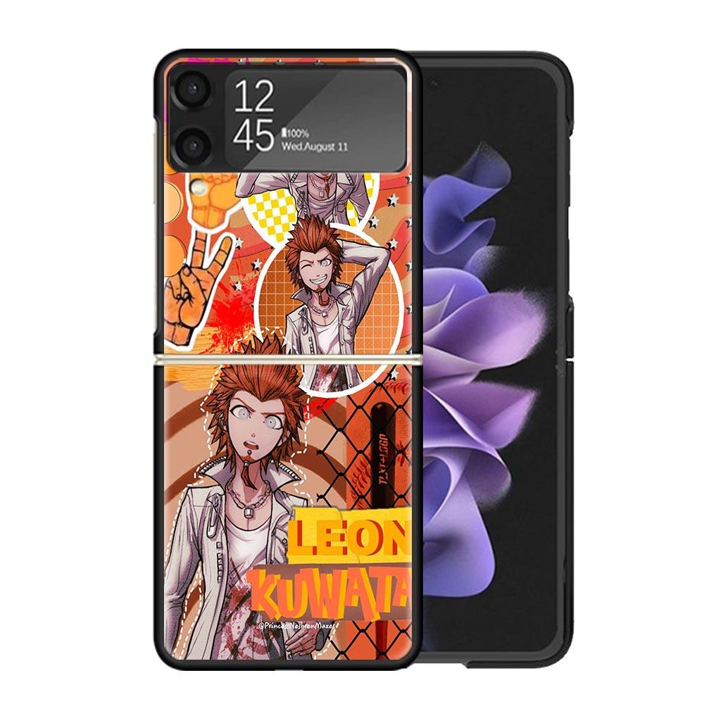 Прозрачный чехол для телефона Danganronpa Trigger Happy Havoc для Samsung Z Flip 7 6 5 4 3 Galaxy ZFlip7 ZFlip6 ZFlip5 ZFlip4 ZFlip3 5G Печать