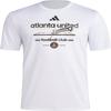Мужская винтажная футболка с коротким рукавом Adidas Atlanta United FC World Pre-Game