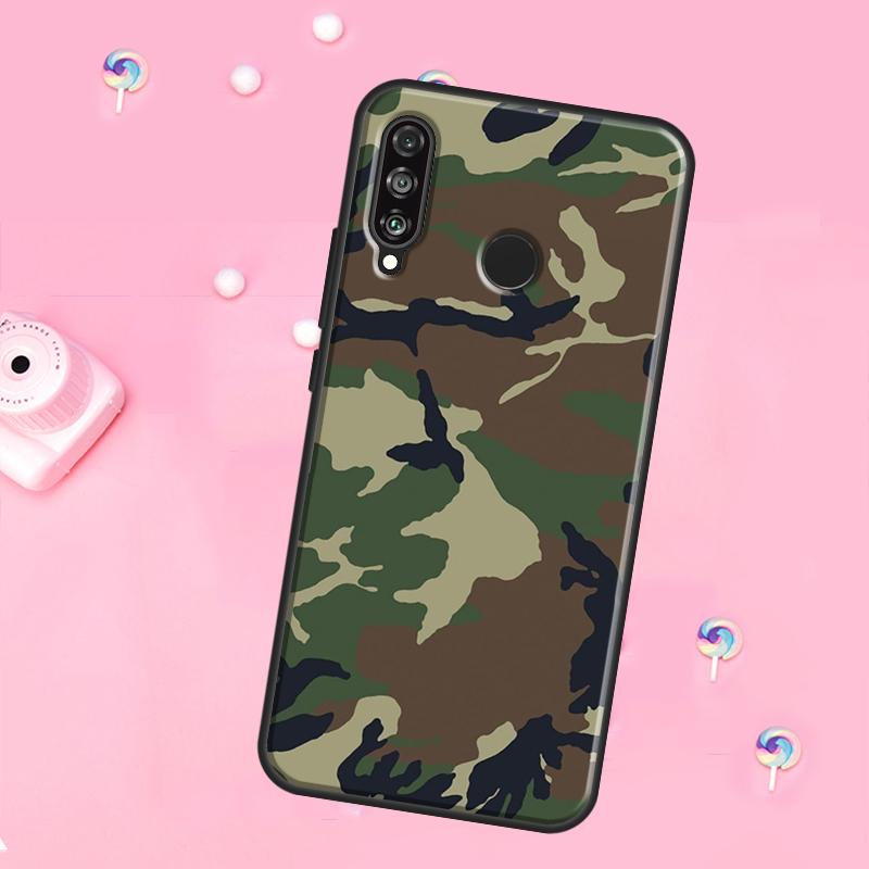 Военный Камуфляж Для Huawei Nova 11 Pro 10 9 SE Y70 Y60 Y90 Y61 Y91 Y73 Y72 12s 12i 11i 8i P30 P40 Lite Чехол