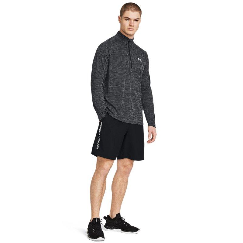 Under Armour Ua Tech™ Письменный принт Тканые повседневные шорты Мужские шорты Черные 1383356-001