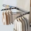 Pull Type Invisible Drying Racks No Hole Balcony Folding Drying Rack Clothing Drying Rack  Indoor