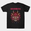 Мужская черная футболка с принтом Behemoth, печать на трансферной бумаге без вырезания, хлопковая футболка
