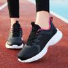 Sneakers Women'S Spring And Autumn Travel Casual Shoes Soft Sole Leather Surface Breathable Student Running Shoes Large Size