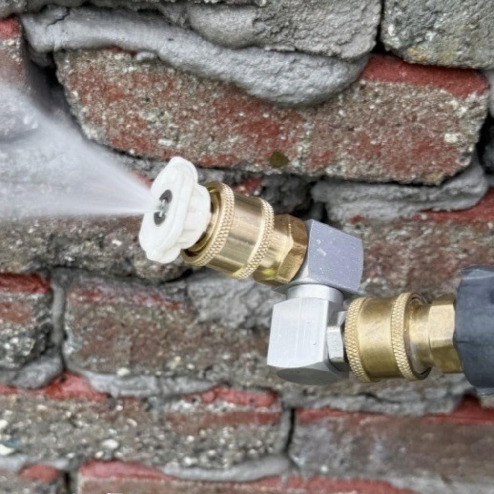 360° Swivel Pressure Washer Adapter Copper/Aluminum Quick Connect Adaptor Garden Use