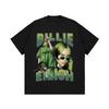 Унисекс Футболка Модная Уличная Одежда Принт Billie Eilish Футболки Унисекс Женские Чистый Хлопок С Коротким Рукавом Повседневные Топы