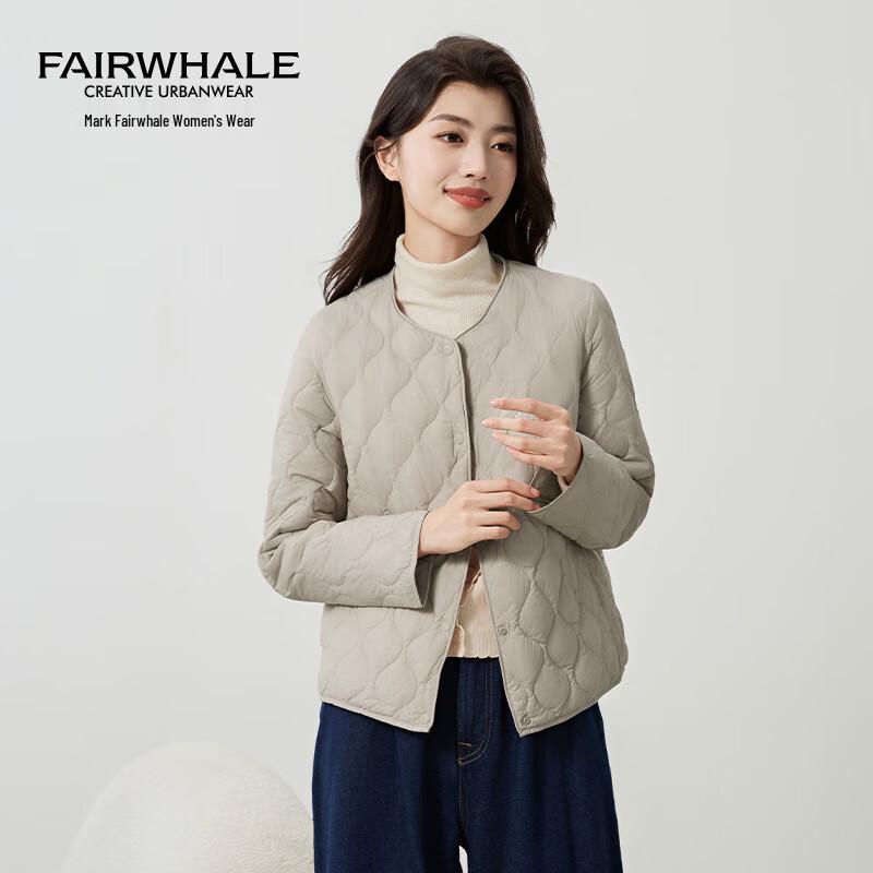 Женский легкий пуховик Mark Fairwhale с круглым вырезом