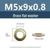 Yigu Durable Brass Flat Washers: M2-M12 Screws
