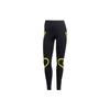 Adidas Stella McCartney Tpa Tight Printed Striped Elastic Waist Fitness Pants Women Pants Black HI6136