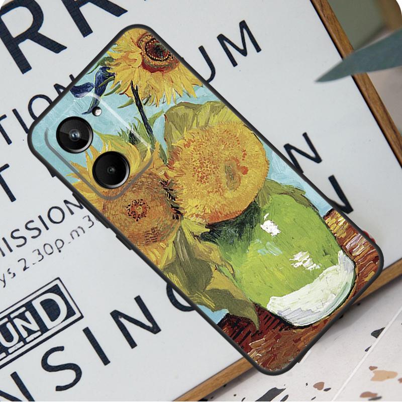 Чехол для Realme 12 Pro Plus 9 10 11 GT5 C51 C31 C67 C55 C53 C35 C33 C30 C21Y C25s GT Neo 6 с картинами 'Звездная ночь' Ван Гога