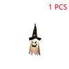 Halloween Decoration LED Flashing Light Festival Dress Up Glowing Wizard Ghost Hat Lamp Horror Atmosphere Decor Hanging Lantern