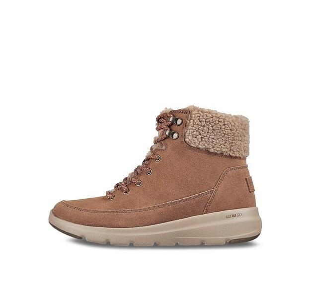 Коричневые ботильоны Skechers Glacial Ultra Woodlands 16677/BRN