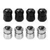 W1523D Metal Car Wheel Tire Valve Stem Caps Exterior Accessories For Volkswagen VW R Polo Passat Rline Golf 4 5 6 Tiguan Jetta GTI
