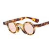 Newest 2024 Trend Punk Round Sun Glasses Small Frame Custom Sunglasses