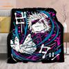 Cartoon Anime Jujutsu Kaisen Throws Blanket Soft Featuring Yuji Megumi Obara and Satoru Gojo Blanket for Travel Beding Bed