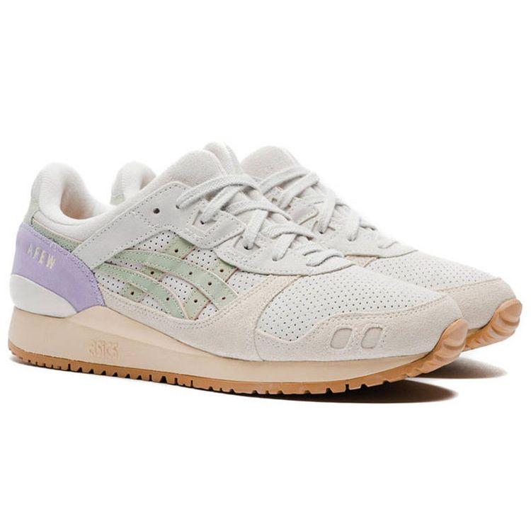 AFEW x ASICS Gel Lyte 3 Beauty Of Imperfection Унисекс Кроссовки Крем Полярный Оттенок Морское Стекло 1201A479-023