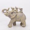Elephant Statue Animal Sculpture Modern Collectible Tabletop Ornament Decorative Figurine for Shelf