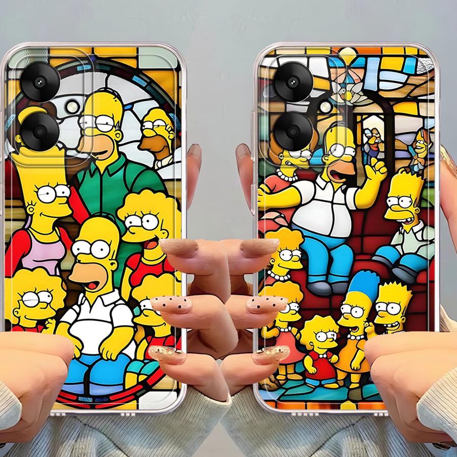 The Simpsons Cartoon Case for Xiaomi Poco X3 NFC X3 Pro Soft Phone Cover