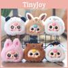 Plush Baby Three Toy Keychain Pp Cotton Stuffed Cute Backpack Gift Accessory