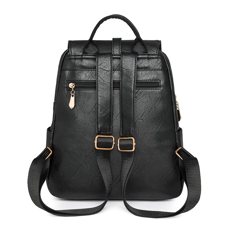 Рюкзак из мягкой кожи, женский рюкзак большой вместимости, студенческий школьный рюкзак