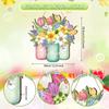 New Hello Spring Flower Door Sign for Spring Front Door Wall Home Decorations New