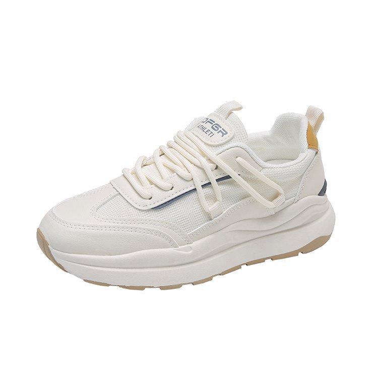 Forrest Gump Daddy Shoes Women's New Spring New Breathable Mesh Sporty Style Little White Shoes Ins Tide