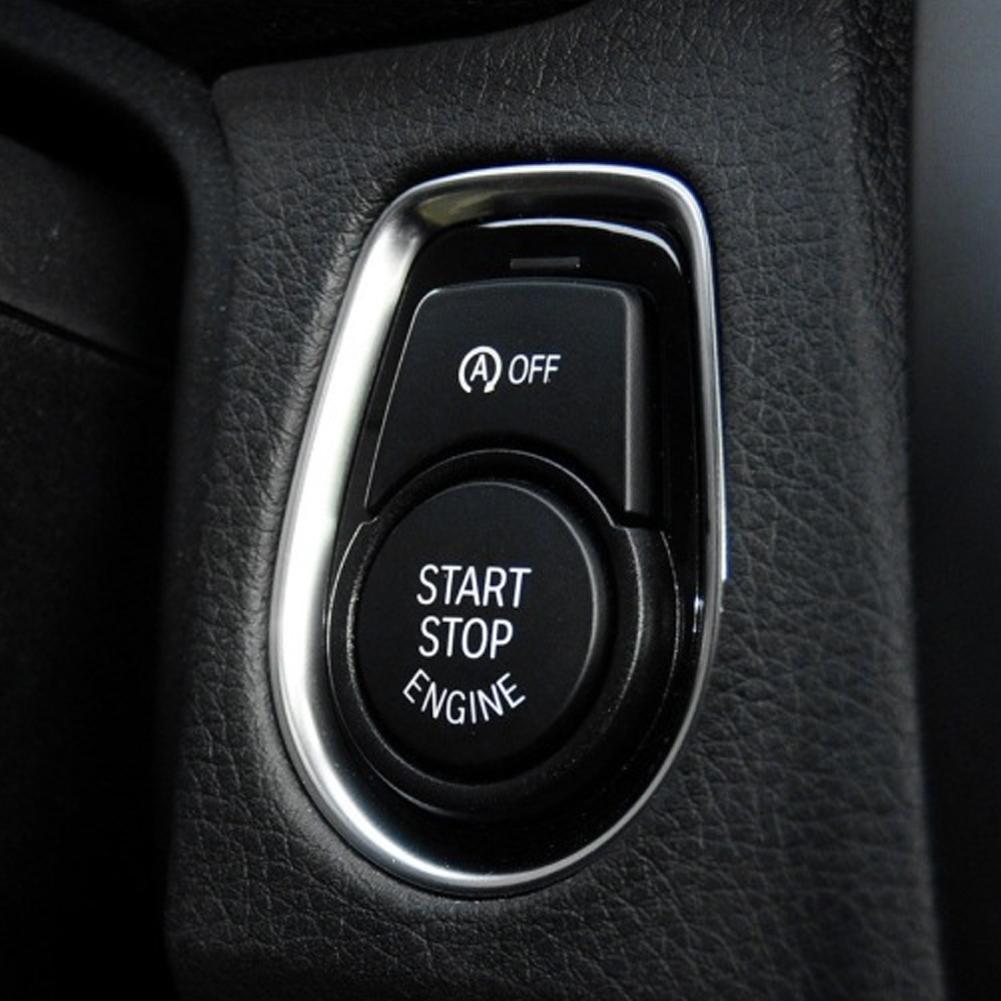 Start Stop Engine With OFF Button To Start Engine Start Button Cover For BMW F G Chassis F20 F30 F34 F10 F48 F52 F15 F16 F25 F26 Switches Seat 3