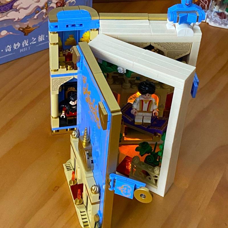 Сказочная 3D Книга Строительных Блоков Аниме Фильм Сборная Модель Игрушка Милая Сказочная Модель Подарок Девочке на День Рождения Строительные Блоки