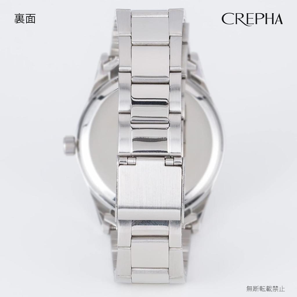 Аналоговые часы Solar Rechargeable Metal Band Silver [Klefa] Мужские SM-AM168-WTS