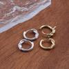 Latest 925 Sterling Copper Trendy Style Simple And Fashionable With A Loop And Rope Design Earrings