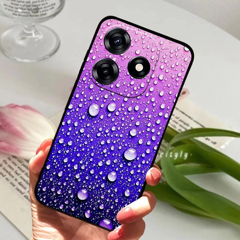 Чехол для Tecno Spark 10 6.6" Ударопрочный Мягкий Силикон ТПУ Задняя Крышка для Tecno Spark 10 4G Чехлы для Телефона Spark10 Милые Fundas Capa