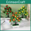Faux Fruit Tree Decorative Display For Living Room Photography Props Rich Foliage Collection