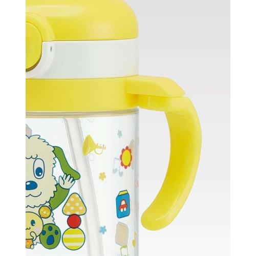 Skater Baby Straw Mug with Double Handles, 260ml, Foldable Handle, Inai Inai Baa (Peek-a-Boo) Design, Suitable for Ages 1+, KSHW1N-A