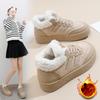 Women's Winter Faux Fur Lining Snow Booties Non-Slip Platform Warm Plush Fleece Lined Short Ankle Boots Shoes Faux Suede Walking Sneakers for Women