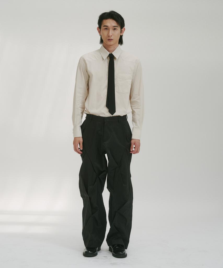 AEGO FREEDOM LAB Nip Crump Pants_Charcoal Black