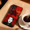 Чехол для телефона M-Manson M-MarilynS Singer для Samsung S26,S25,24,23,22,30,21,10,9,Ultra,Plus,Lite, Черный Мягкий Чехол