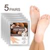 Coconut Oil Foot Masks-Hydrating Foot Balm for Dry Cracked Feet - Foot Care for Women and Men,5 Pairs