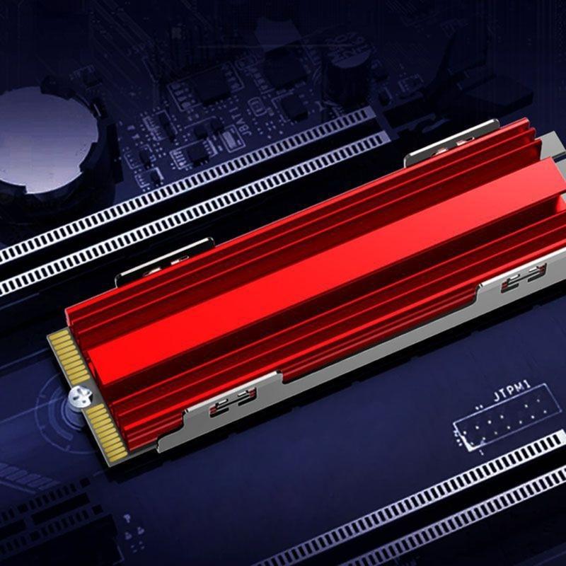 Универсальный безвинтовой радиатор M.2 NVMe с алюминиевой конструкцией и бесшумным теплоотводом
