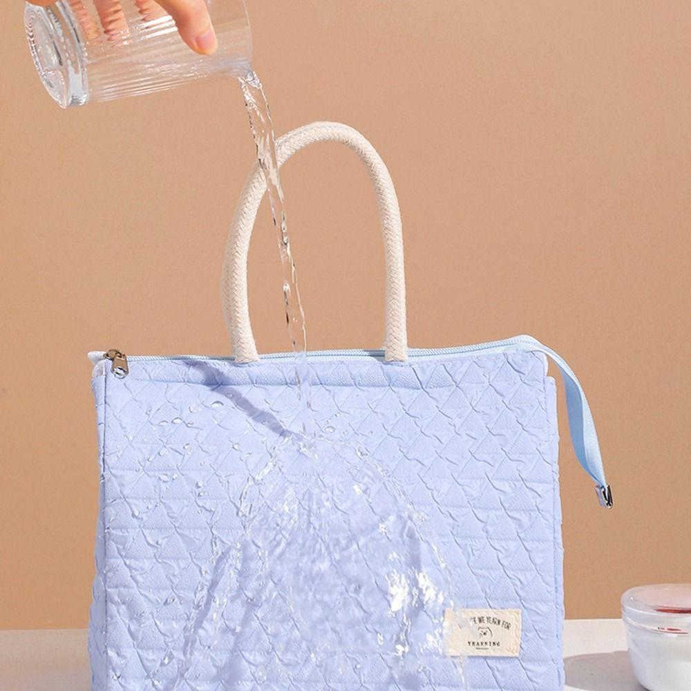 Large Capacity Storage Bags Nylon Meal Bag Grocery Bag Tote Bag Lunch Box Lunch Bag Lunch Organizer