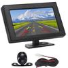 OBEST 4.3 Inch LCD Monitor Backline Mirror Image Backup Camera Set HD Color Single