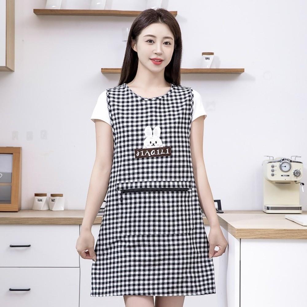 Breathable Stain-Resistant Apron Vest Style Sleeveless Apron New Working Clothes Kitchen