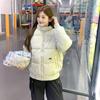 Зимняя новая хлопковая одежда женские теплые хлопковые куртки простые и универсальные куртки-пуховики утолщенные хлопковые куртки