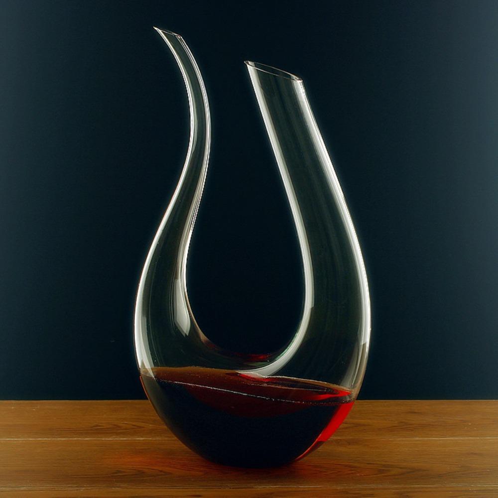Swan Design U-shaped Wine Decanter 1.2L Wine Dispenser Wine Accessories Carafe Wine Aerator Party