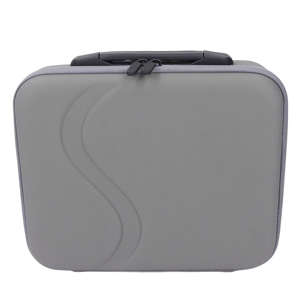 Drone Carrying Case PU Shell Shock Absorbing Lining Dual Zip Protective Storage Bag with Adjustable