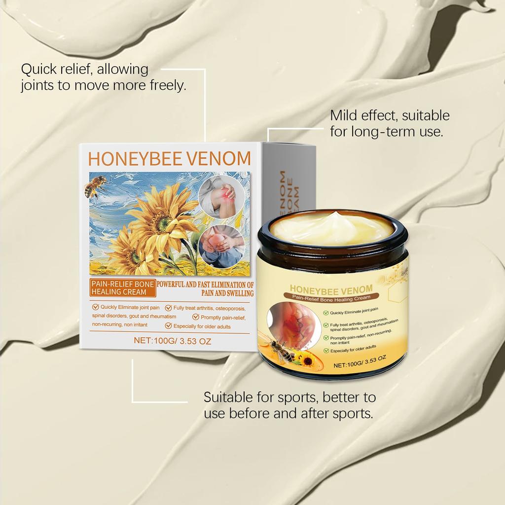 Joint Care Balm Full Body Joint Relief Moisture Comfort Balm Integrated With Apitherapy Joint Care For Back,Neck,Hands,Feet Joints 100G