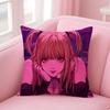 Аниме D-DeathNote M-Misa Amane Наволочка Наволочка против пылевых клещей Невидимая молния Шелковистый короткий плюш Чехол на подушку для дивана
