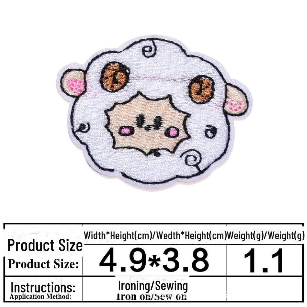 Нашивки с изображением животных для украшения детской одежды