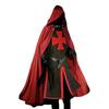 Medieval Tunic & Hooded Cloak Knights Templar Renaissance Cape Knight Costume Hoodie Mens LARP